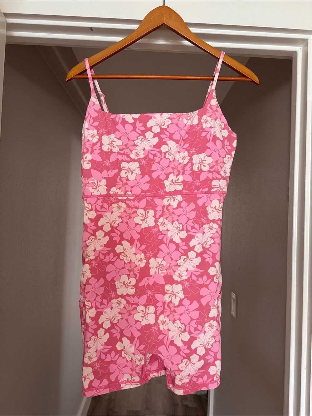 Fighting Eel Pink Floral Romper
